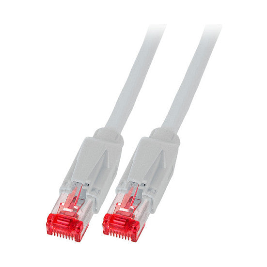 EFB RJ45 Patchkabel Cat.6A S/FTP LSZH Draka UC900 TM21 grau 30m