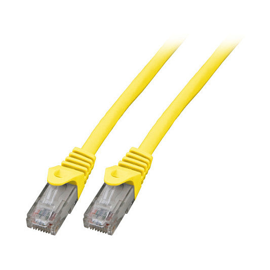 EFB RJ45 Patchkabel Cat.6 U/UTP LSZH CCA gelb 7,5m