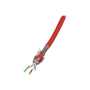 EFB Rohkabel Cat.7, S/FTP, LSZH, rot, 100m Ring