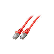 EFB RJ45 Patchkabel Cat.6 U/UTP LSZH CCA rot 15m