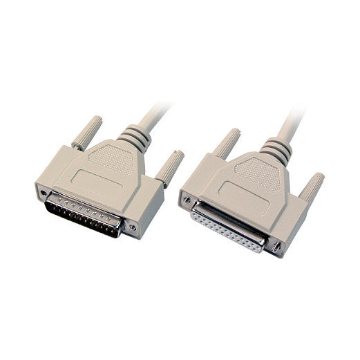 EFB Datenkabel seriell 1:1, 2x DSub 25, St.-Bu., 10,0m, beige