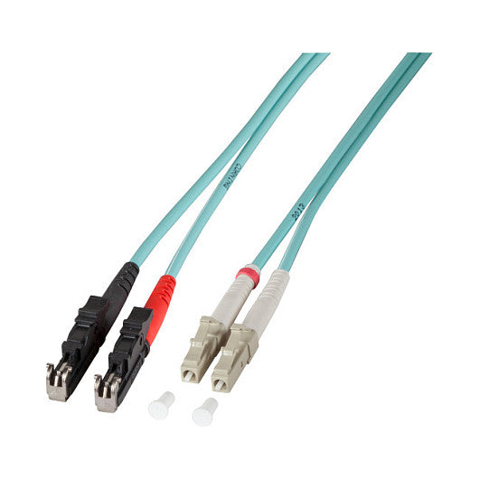 EFB R&M Duplex Patchkabel E2000-LC OM4 3m LSZH 2mm erikaviolett Grade Bm