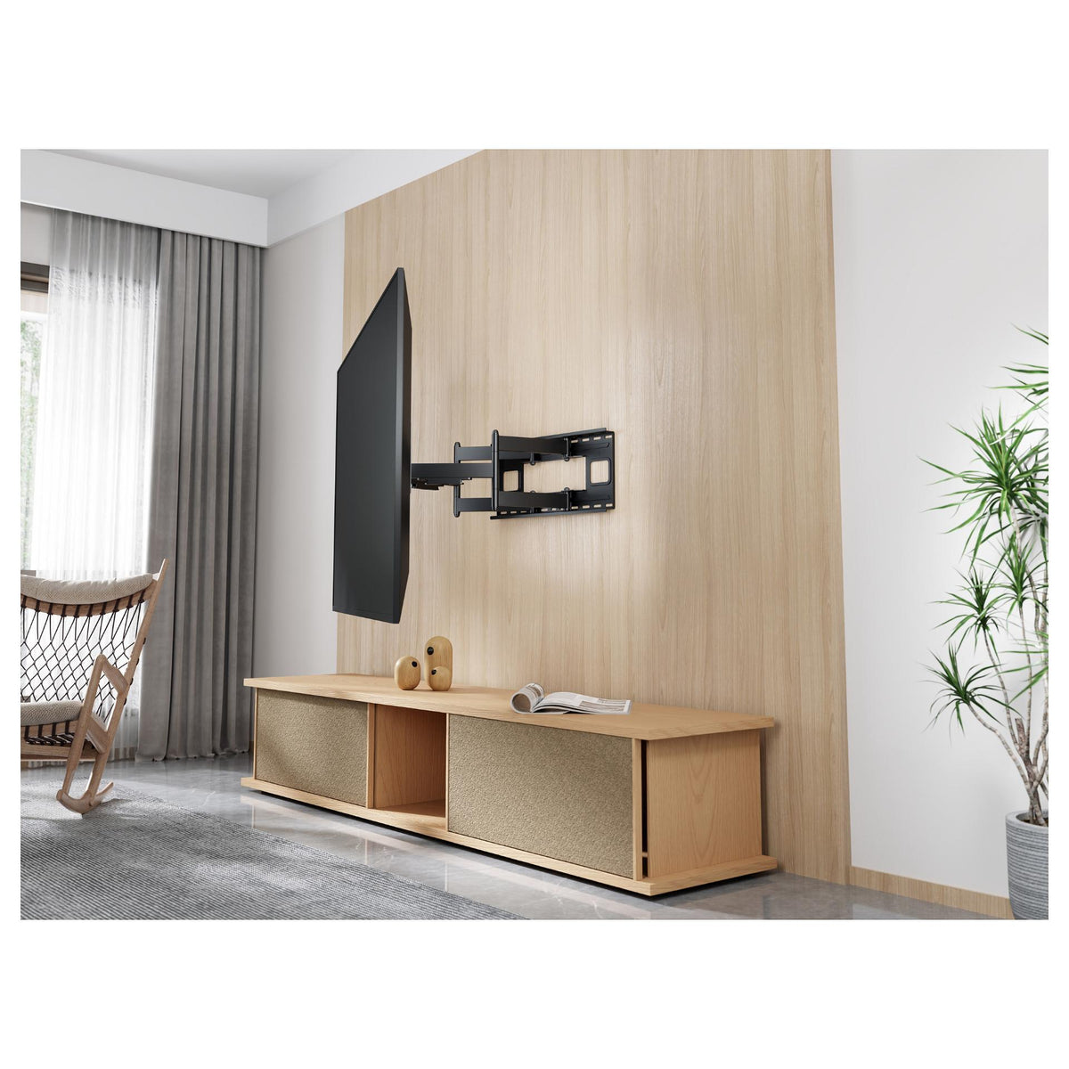 Equip Wandhalterung 60"-120"/1TFT Rotation 2Gelenke 120kg sw retail