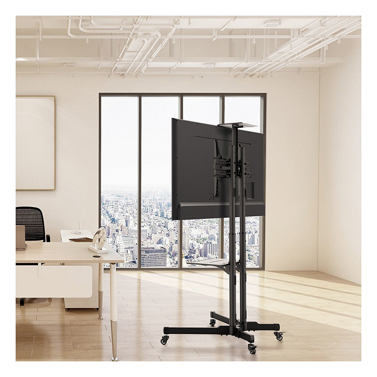 VALUE LCD-/TV-Rollstnder, 37-70 Zoll, bis 50 kg, schwarz
