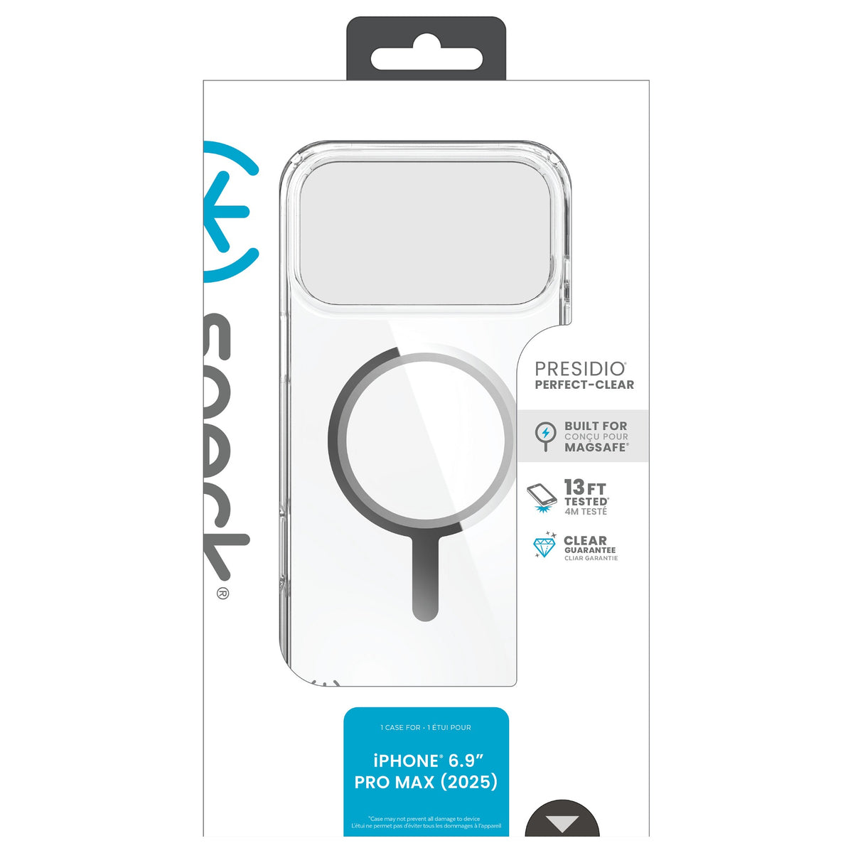 Speck Presidio Perfect Clear Case MagSafeiP 17 Pro Max