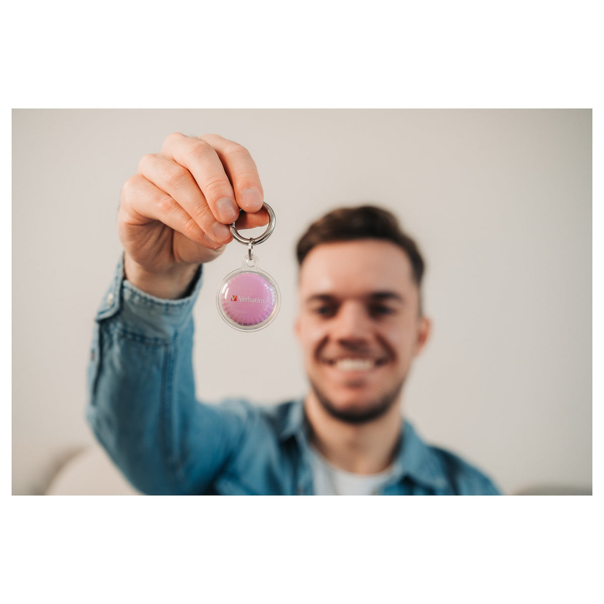 Verbatim My Finder Coin Bluetooth Tracker schwarz/wei/pink (3er Pack)