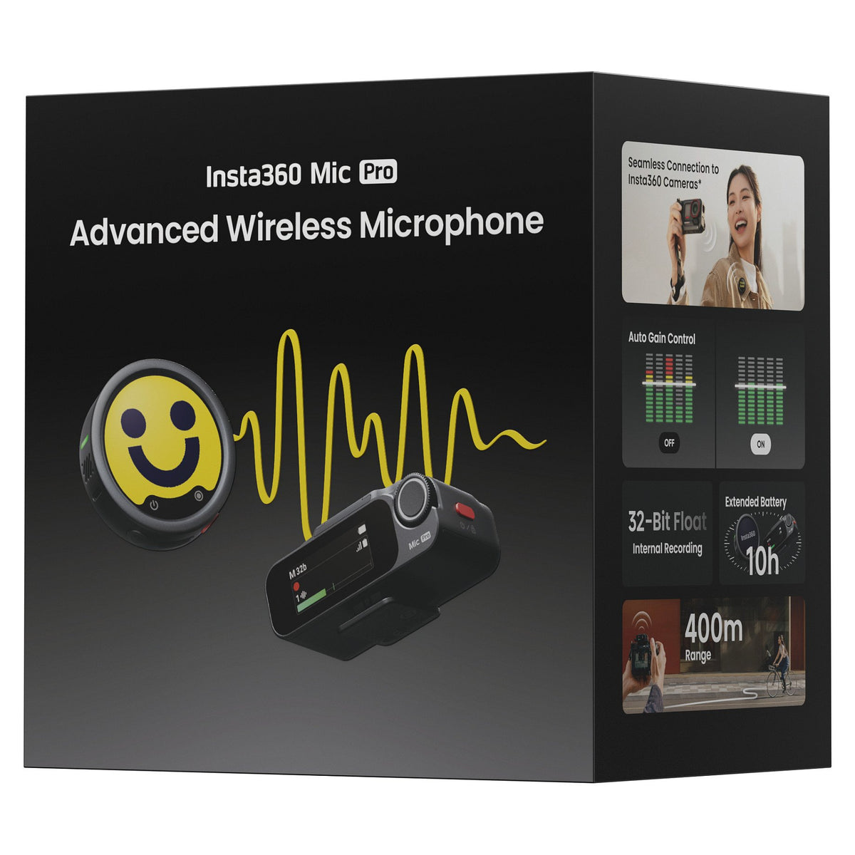 Insta360 Mic Pro (1TX + 1 RX)