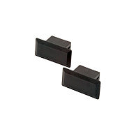 EFB Blindstopfen Kunststoff schwarz fr Bohrungen SC duplex/LC quad/ST duplex,VPE100