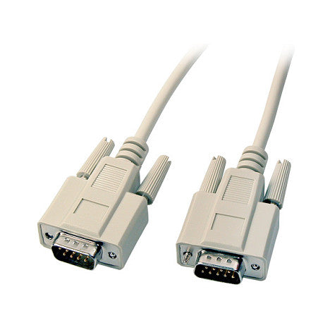 EFB Datenkabel seriell 1:1, 2x DSub 9, St.-St., 10,0m, beige