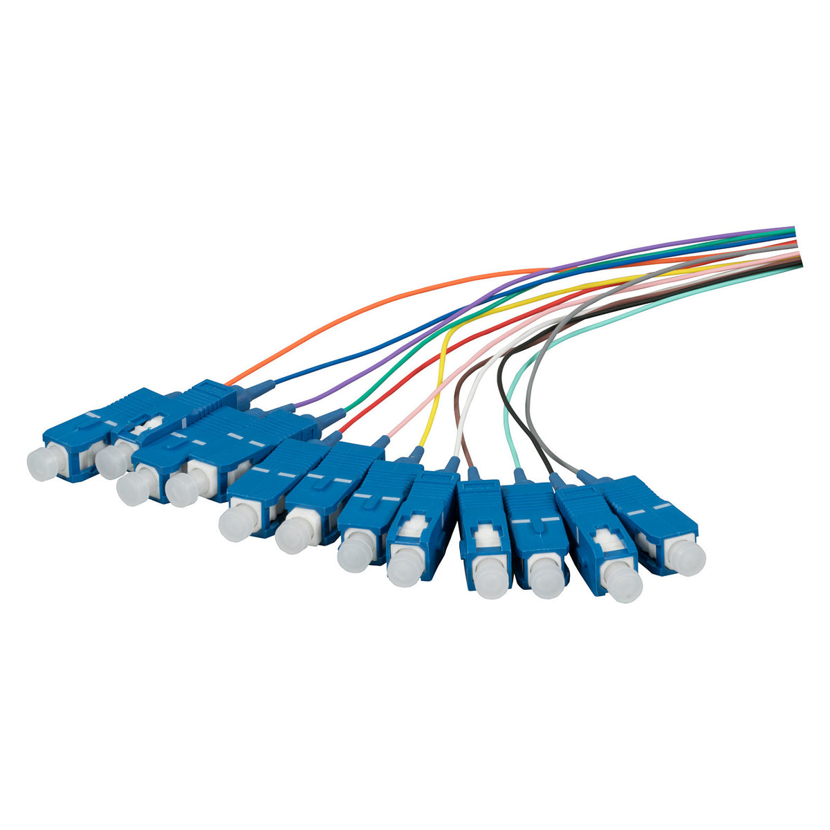 EFB Faserpigtail SC OS2 G657A2 farbiges Set 2m - 12 Stck