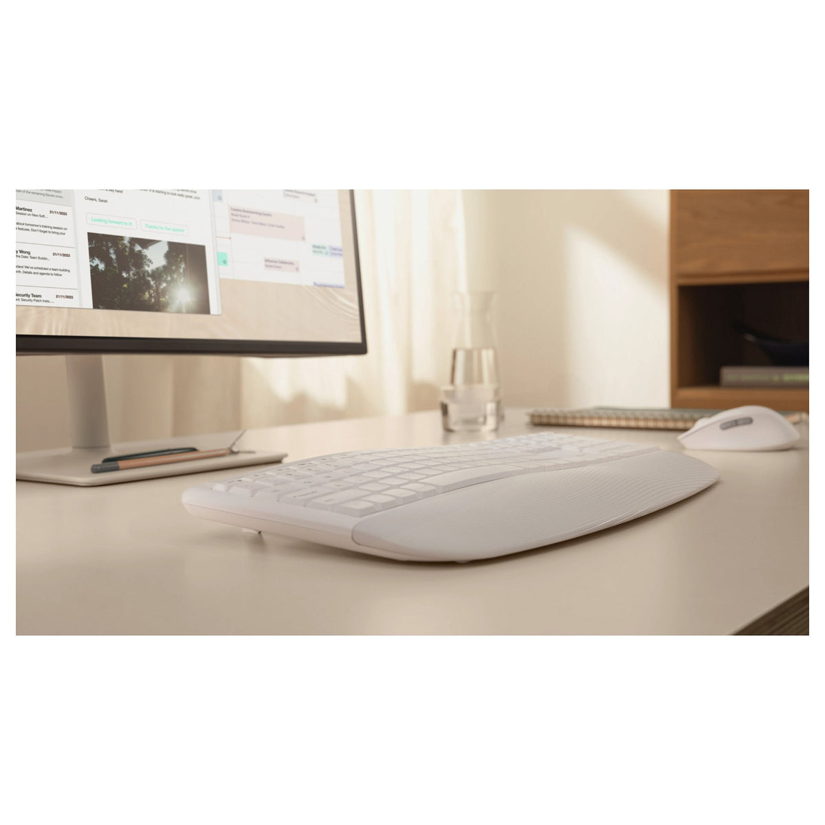 Logitech Signature Comfort Plus MK880 OFF-WHITE QWERTZ