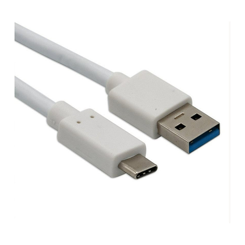 helos USB Type-C auf USB-3.1 Lade-/Datenkabel, 1 m wei