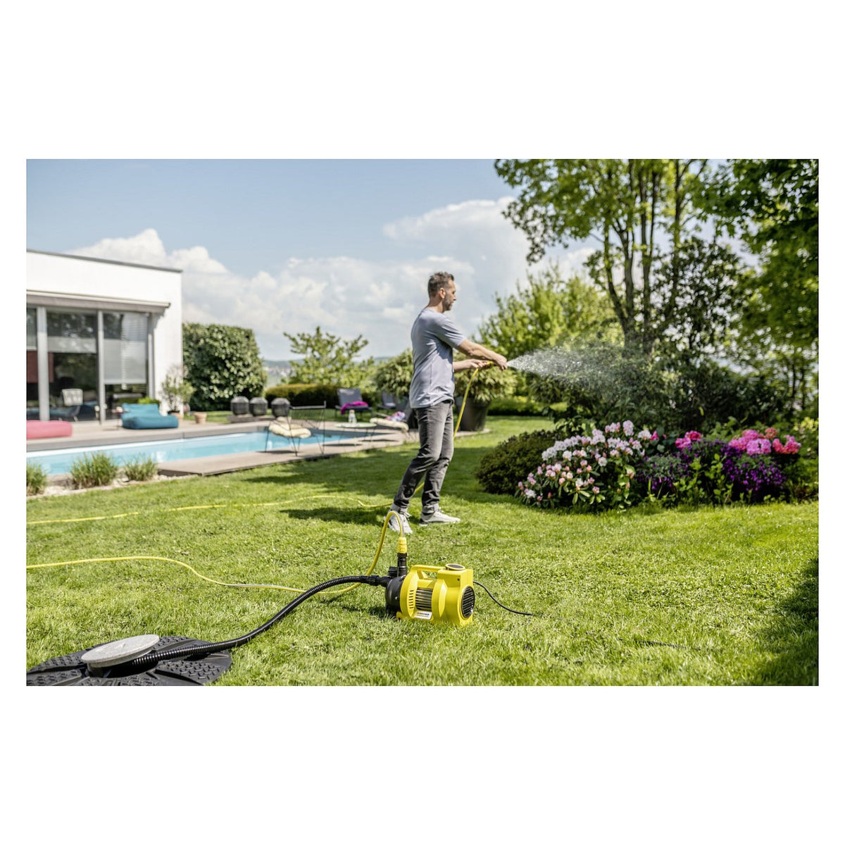 Gartenpumpe BP 4.500 Garden (gelb/schwarz, 550 Watt, fr Klarwasser)