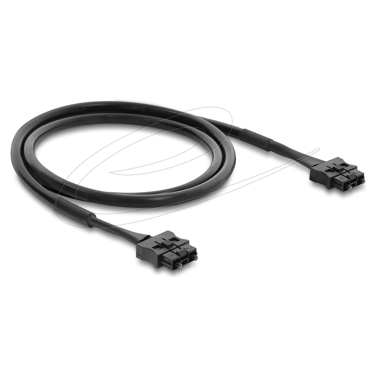 LWL POF Kunststoff Servo Anschlusskabel Stecker zu Stecker Durchmesser 6,0 mm 1 m schwarz
