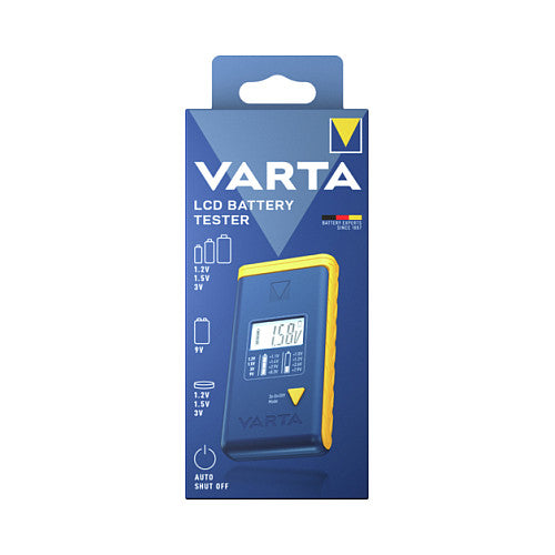 Digitaler LCD Batterietester AA / AAA / C / D / E (blau)