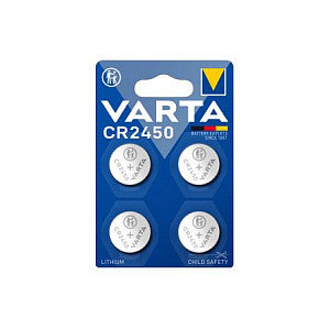 Lithium Coin Knopfzelle CR2450 (4 Stck)