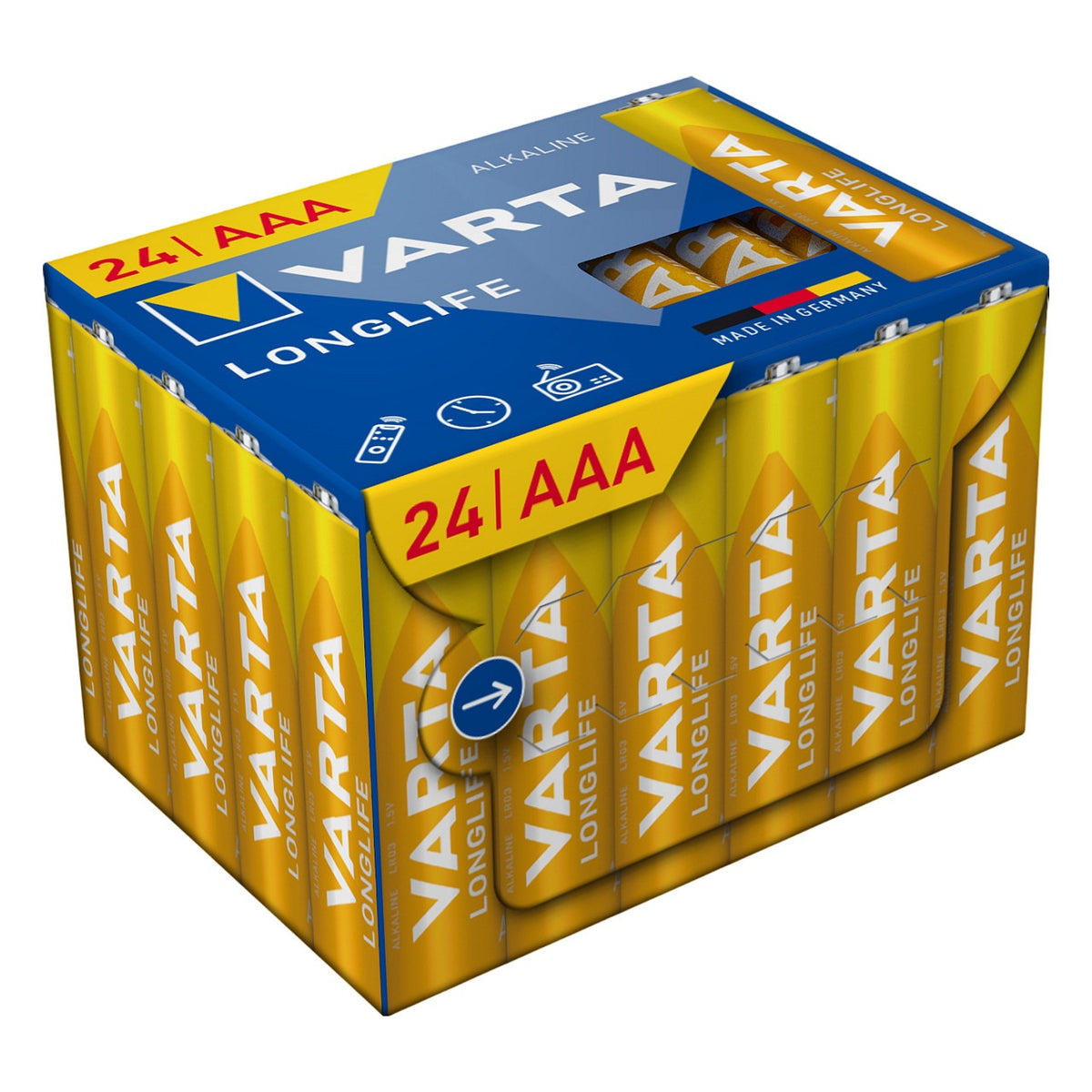 Longlife Batterie LR03 Box, AAA (Micro) (24 Stck)
