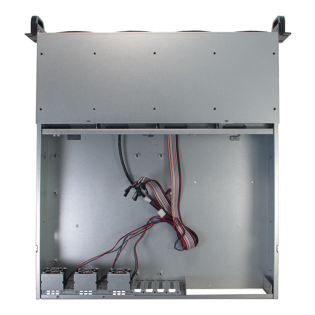 Inter-Tech IPC 2U-2404L SATA (schwarz, 2 Hheneinheiten)