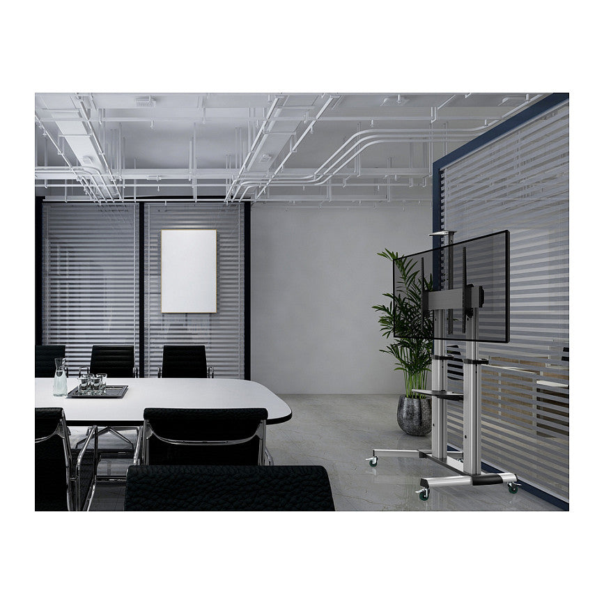 EQUIP 650605 TV Wagen Min. 152,4 cm (60") Max. 2,54 m (100") Max. VESA 1000 x 600 mm 100 kg Aluminium