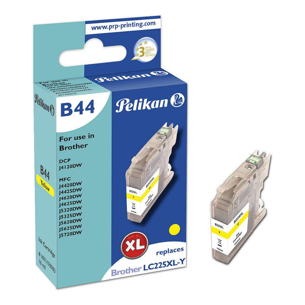 Pelikan Tinte für Brother LC225XL Y