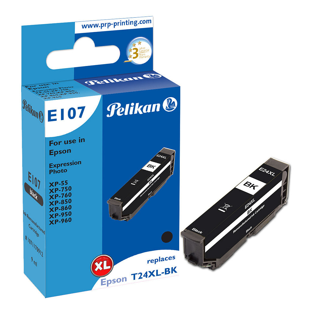 Pelikan Tinte für Epson T243140 Schwarz 24XL