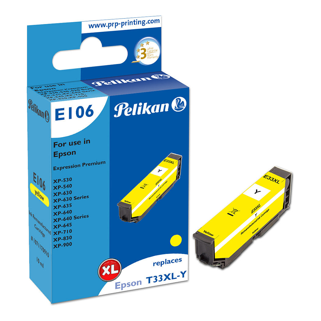 Pelikan Tinte für Epson T335440 Gelb - 33XL