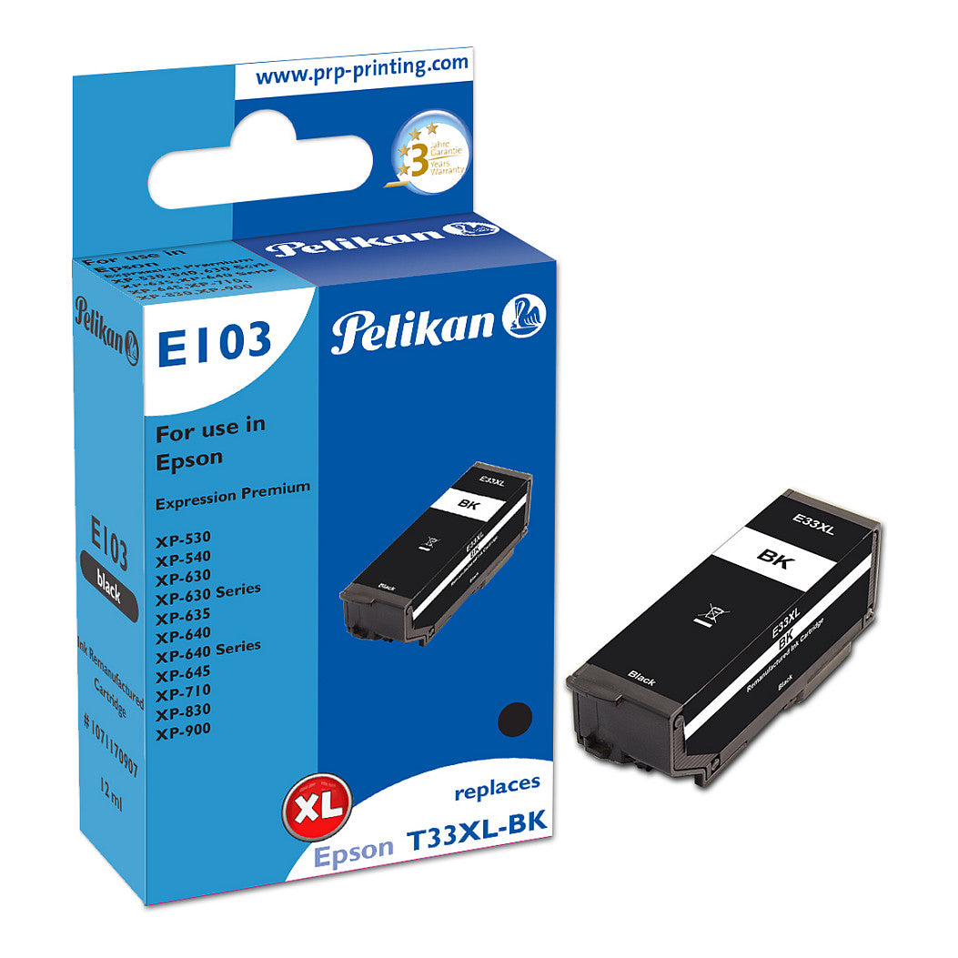 Pelikan Tinte für Epson T335140 Schwarz - 33XL