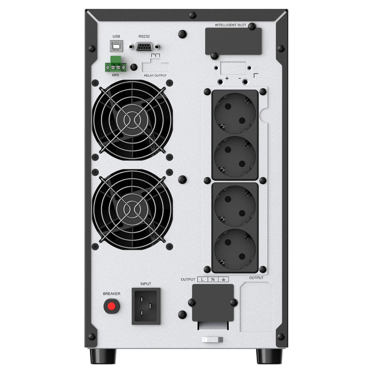 CONCEPTRONIC USV 3000VA/2700W/4xSchuko/USB/+ Online Tower sw