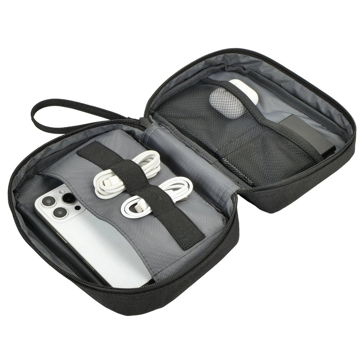 Organizer-Tasche Tech-Zubehörtasche schwarz