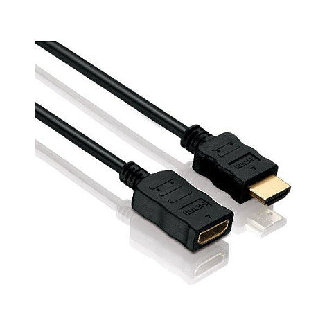 PureLink Verlngerung, HDMI Stecker/Buchse mit Ethernet, BASIC, 0,5m