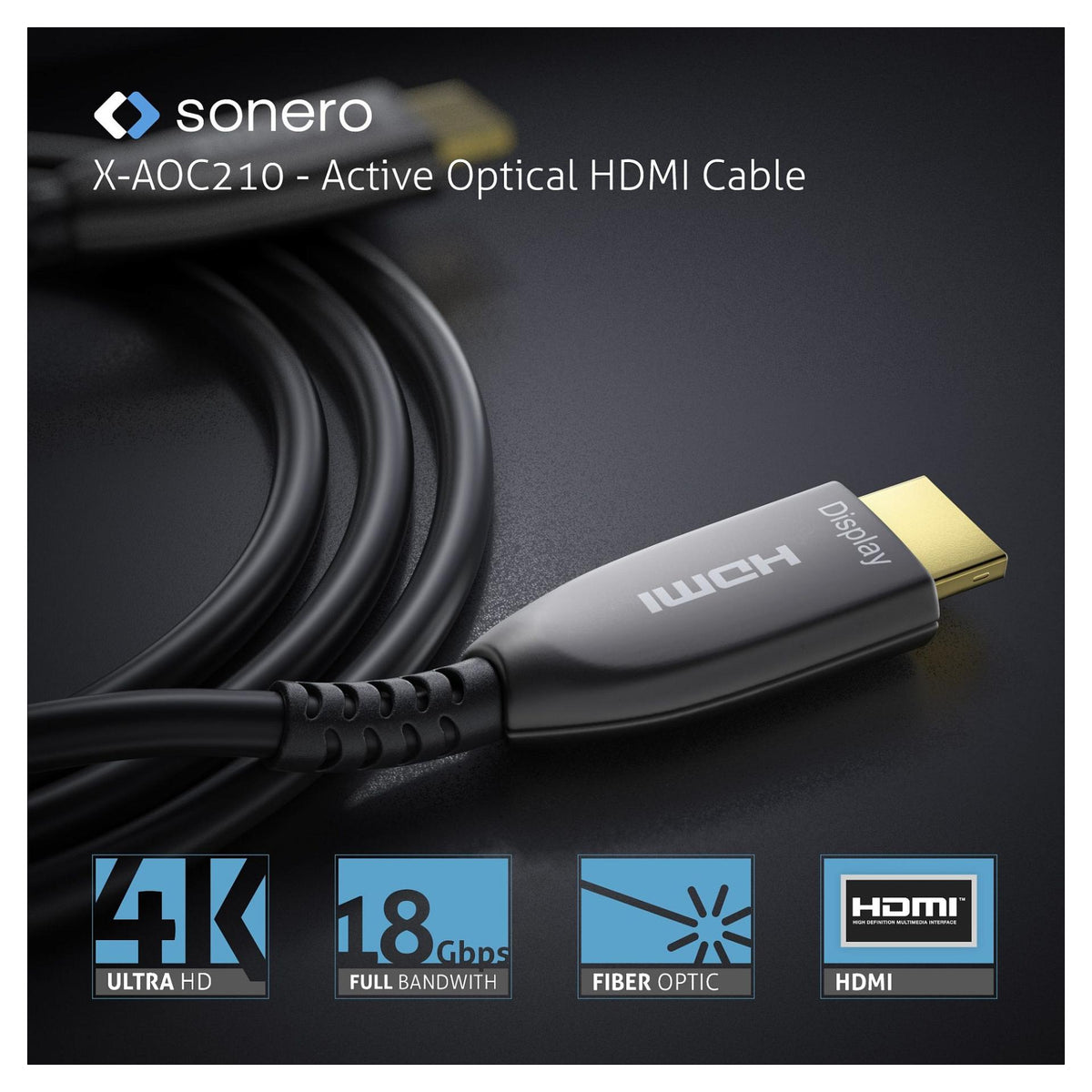 PureLink sonero Aktives HDMI 4K AOC Extender Kabel - 10m