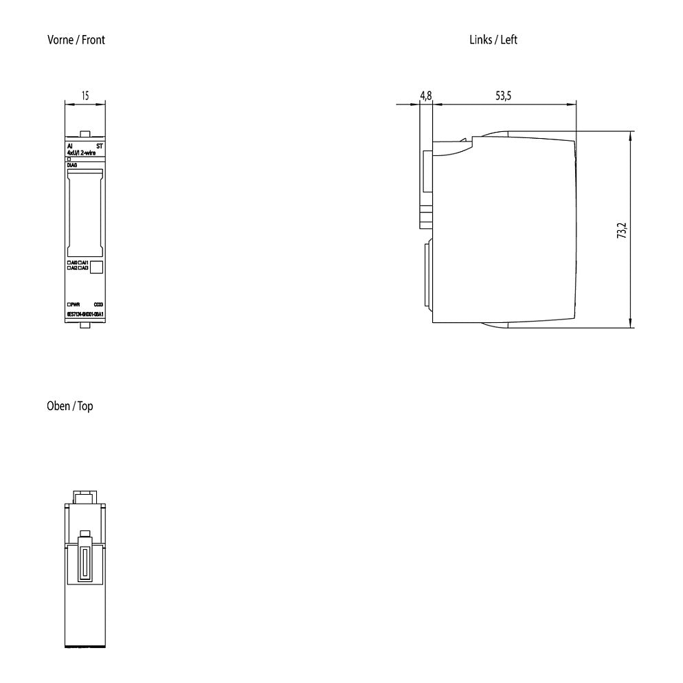 Siemens 6ES7134-6HD01-0BA1 6ES71346HD010BA1 SIMATIC ET 200SP