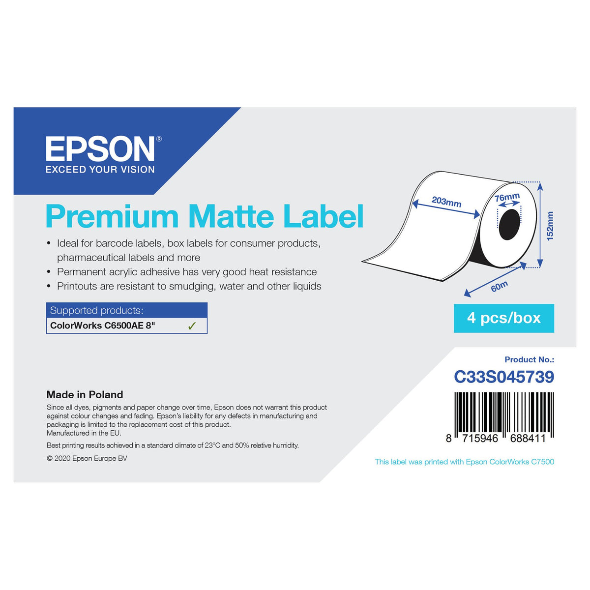 Epson C33S045739 Gesundheitswesen, Logistik, Pharmacy