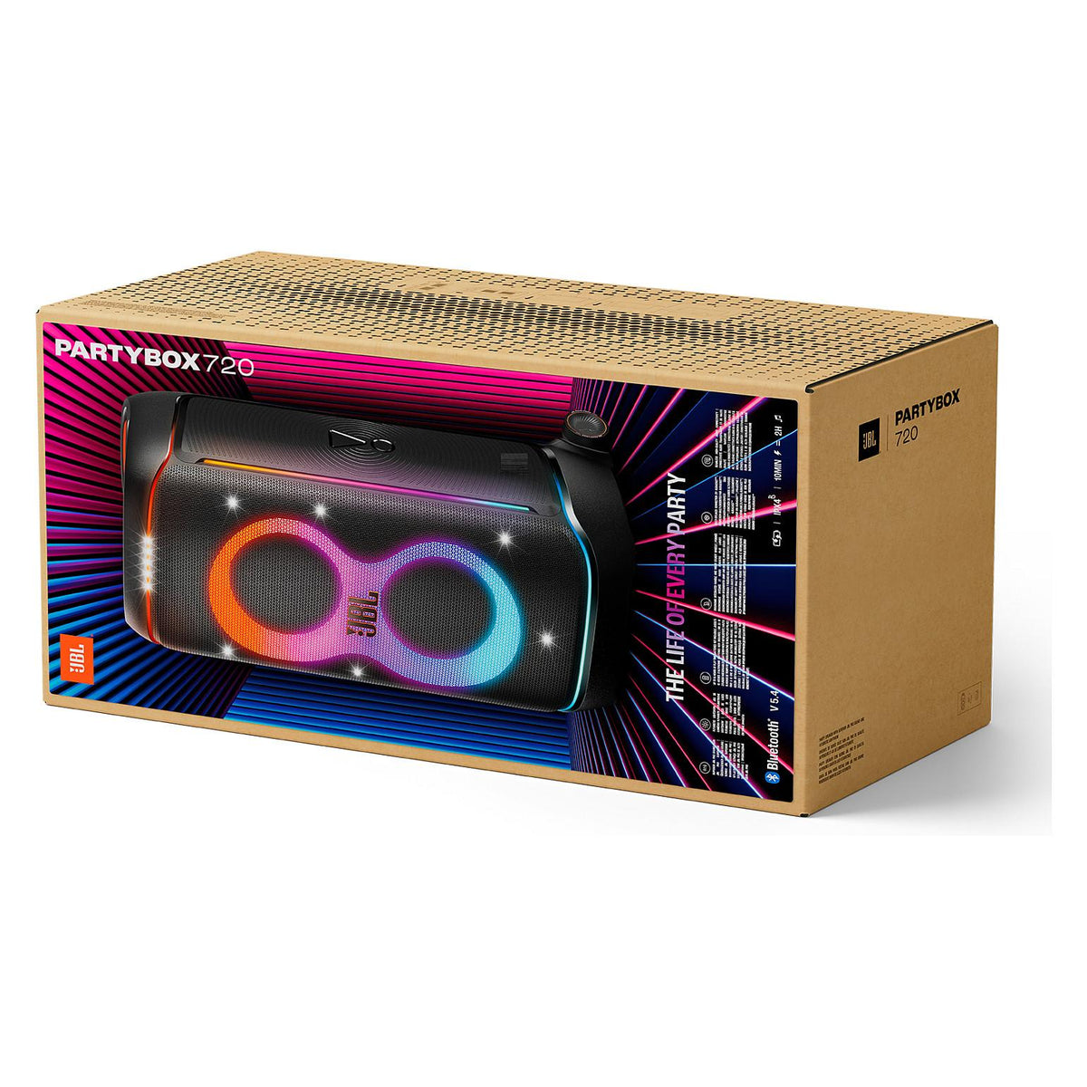 JBL Party Box 720 Bluetooth-Lautsprecher schwarz mit Rollen