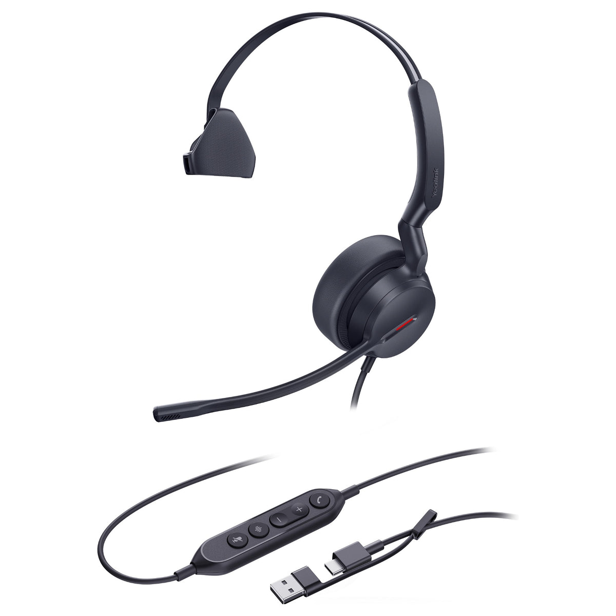 Yealink Headset UH44 Mono USB-C/A