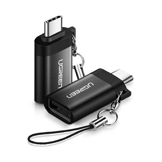 UGREEN Type C to USB 3.0 A Adapt Cable with Lanyard Space Gray