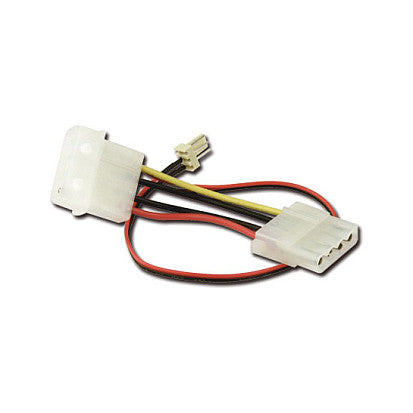 Sharkoon Adapter 3-Pin -> 4-Pin (schwarz/rot)