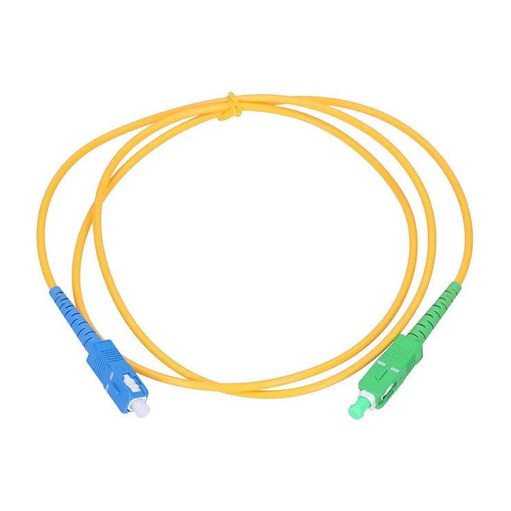 Extralink Patchkabel SC/APC-SC/UPC, Einfachmodus, Simplex, G652D, 3mm, 0.5m