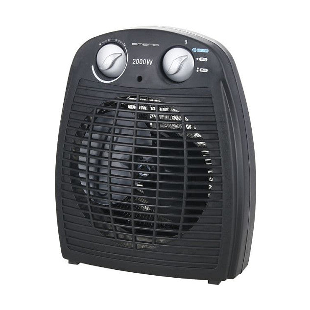 Heizlüfter 2000 Watt 2 Heizstufen, Thermostat,schwarz