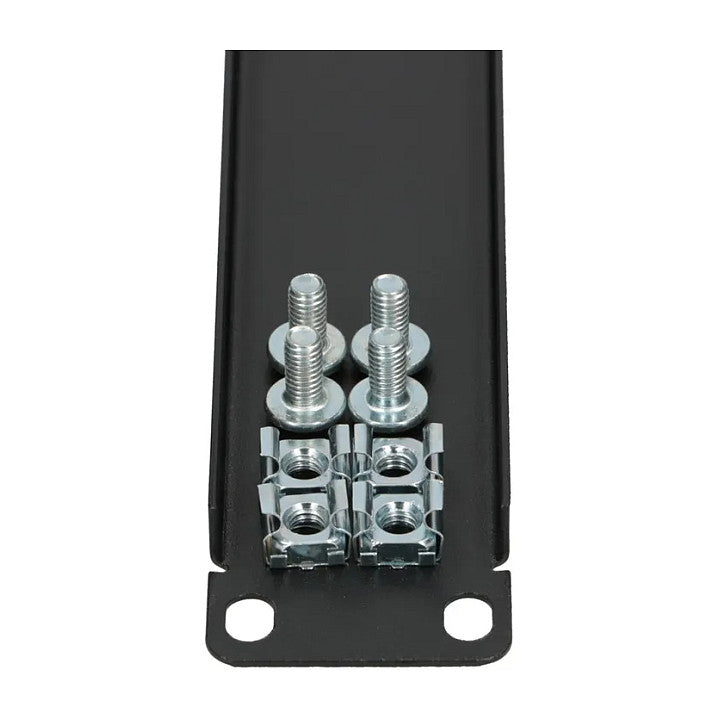 Extralink 1U 19" Frontplatte, Schwarz
