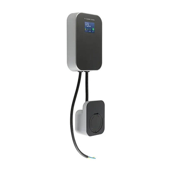 Extralink BS20-BA-22kW-APP Typ A 32A 22kW | adowarka do samochodu elektrycznego | 3 fazy, ekran LCD, aplikacja, 6,1m 100 / 250 / 380 V Black