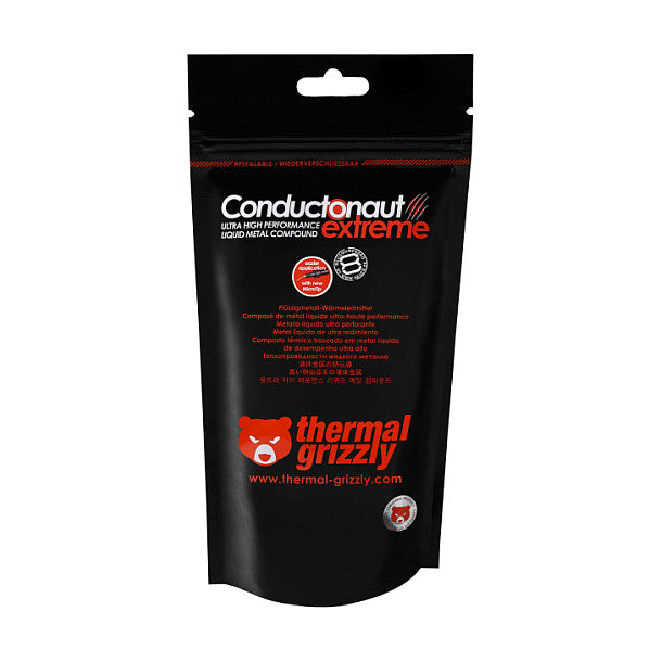 K Thermal Grizzly Conductonaut Extreme 1 g (silber)