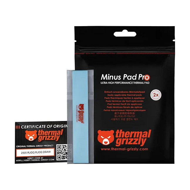 K Thermal Grizzly Minus Pad Pro - 120x20x2,0 mm (2er Pack)