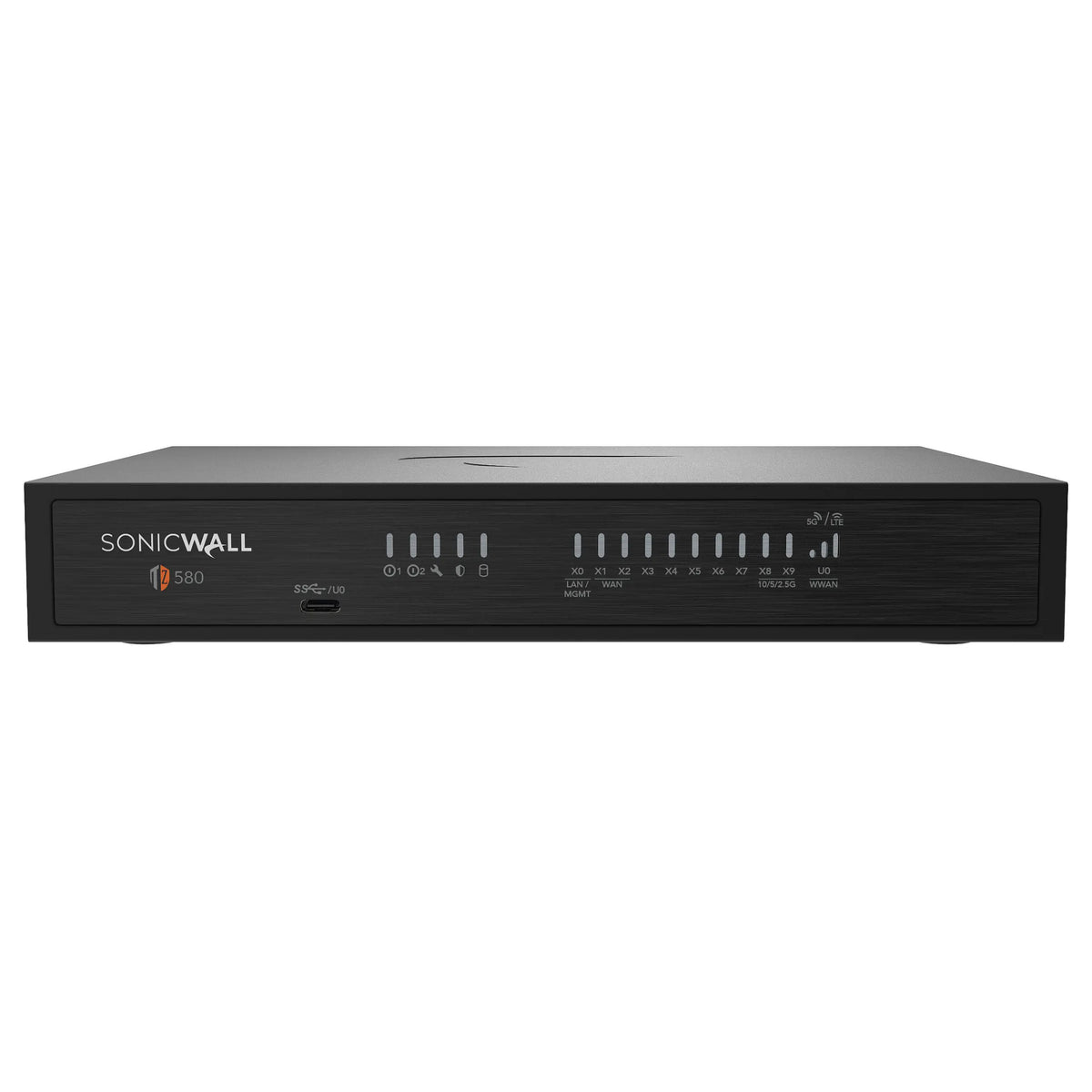 SonicWall TZ Series (Gen 8) TZ580 - Sicherheitsgerät - Hohe Verfügbarkeit - 10GbE, 2.5GbE, 5GbE - Desktop