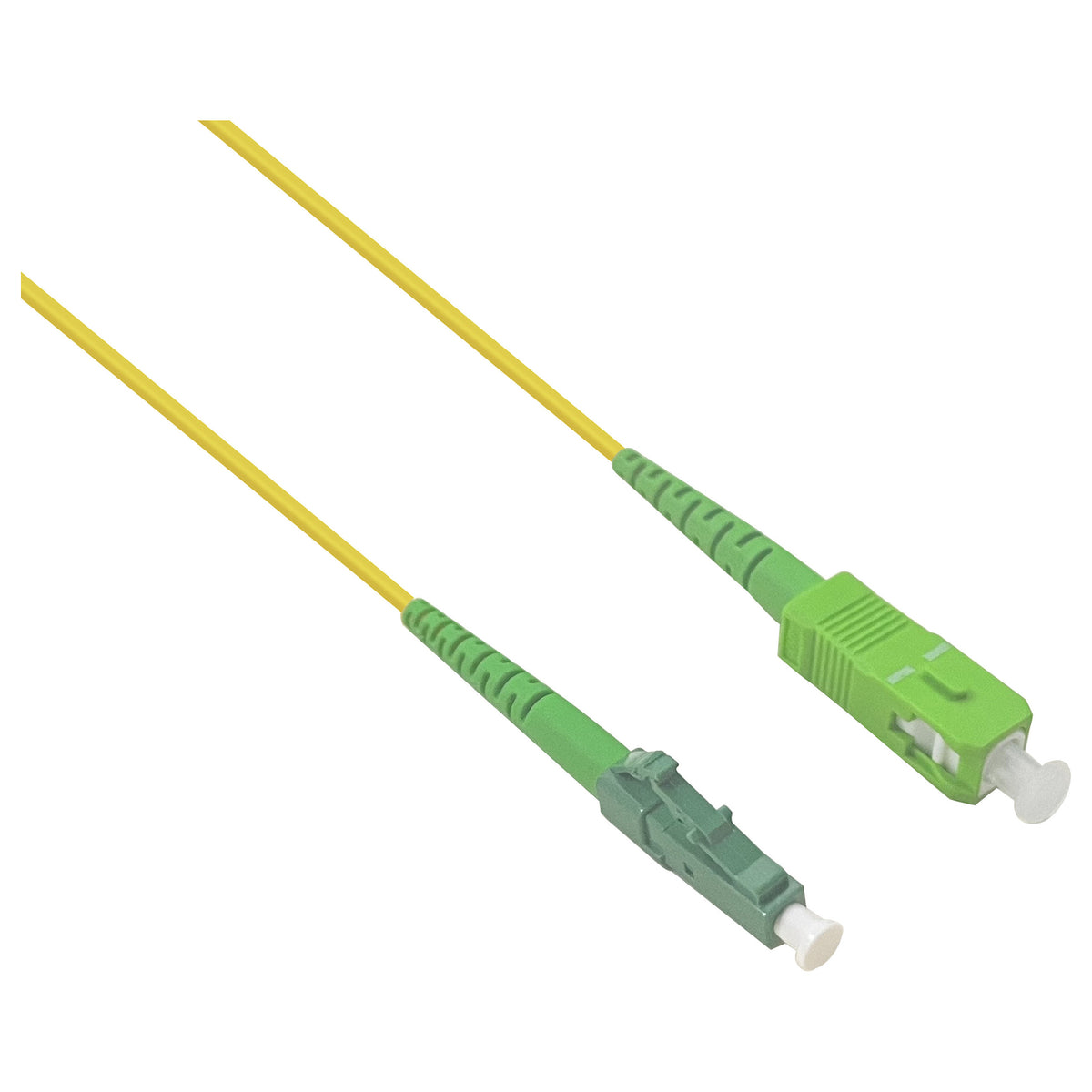 helos LWL OS2 Patchkabel Simplex LSZH 2,0mm SC/APC-LC/APC gelb 5,0m