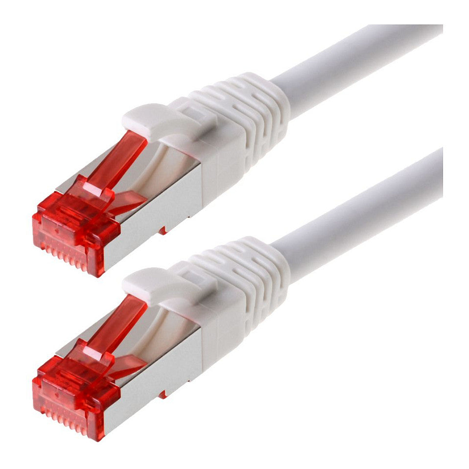 helos Patchkabel Cat.6 GHMT AWG 27/7 weiss 30,0 m