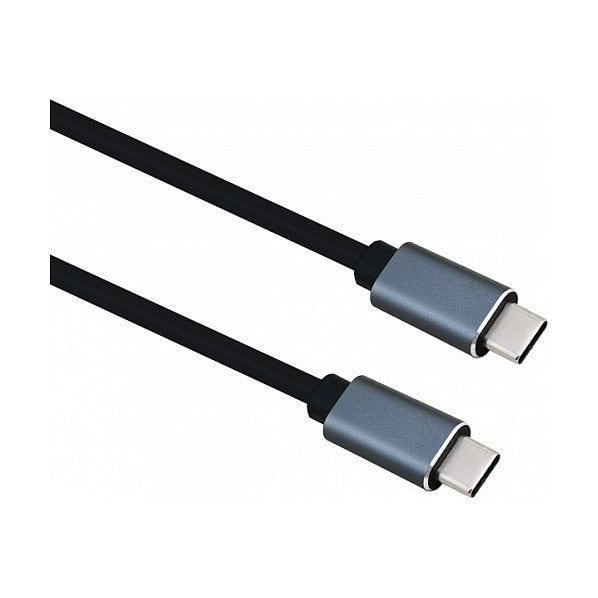 helos Anschlusskabel, USB 3.2 Type-C Stecker/Stecker, PREMIUM, 1,0m, schwarz