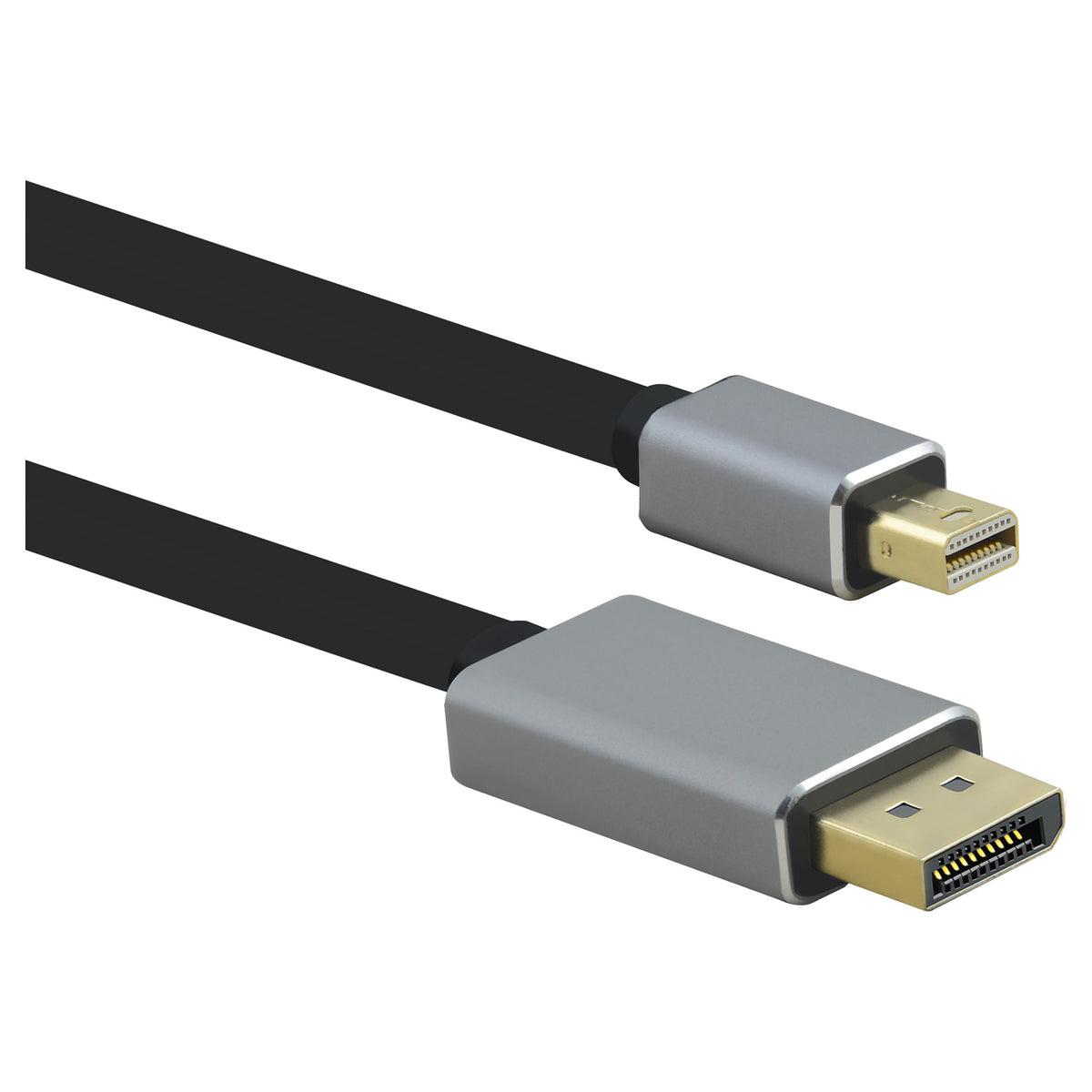 helos Anschlusskabel, mini DisplayPort St./DP St., PREMIUM 8K, 1,0m, schwarz