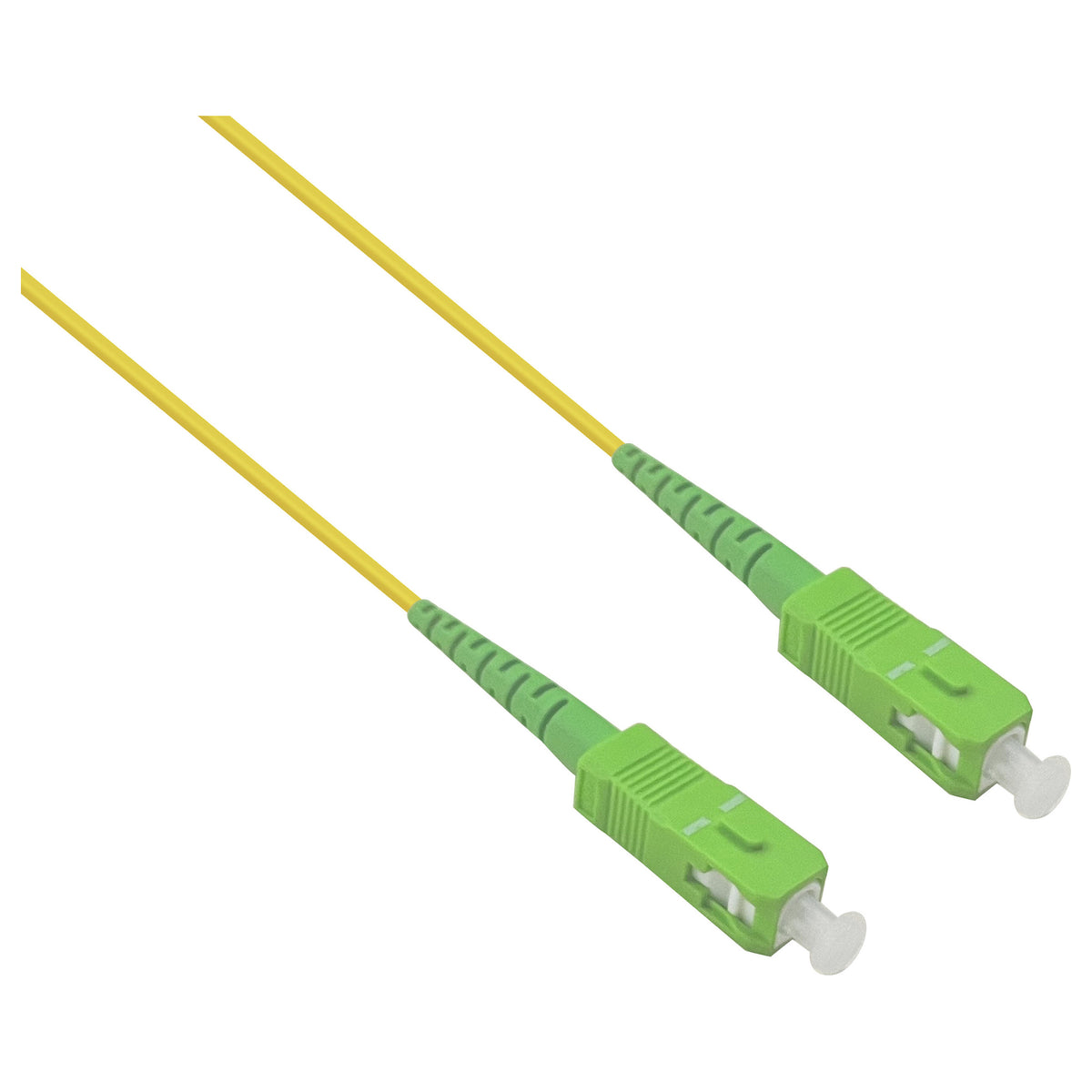 helos LWL OS2 Patchkabel Simplex LSZH 2,0mm SC/APC-SC/APC gelb 5,0m
