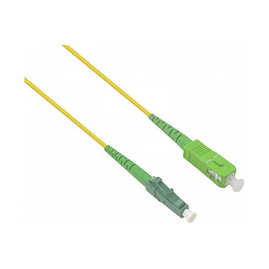 helos LWL OS2 Patchkabel Simplex LSZH 2,0mm SC/APC-LC/APC gelb 10m